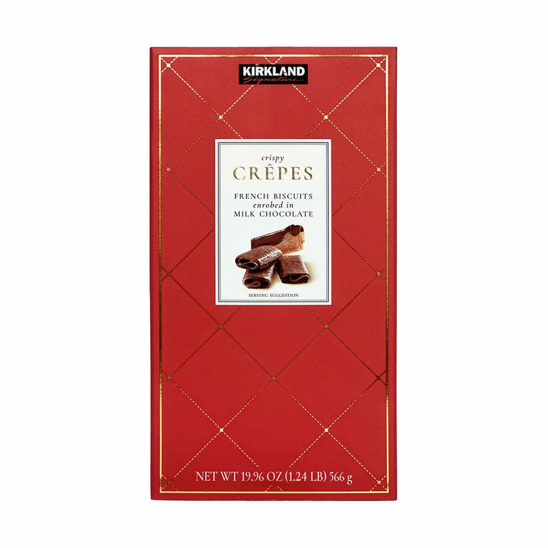 Kirkland Signature milk chocolate crepes 566g, UK version