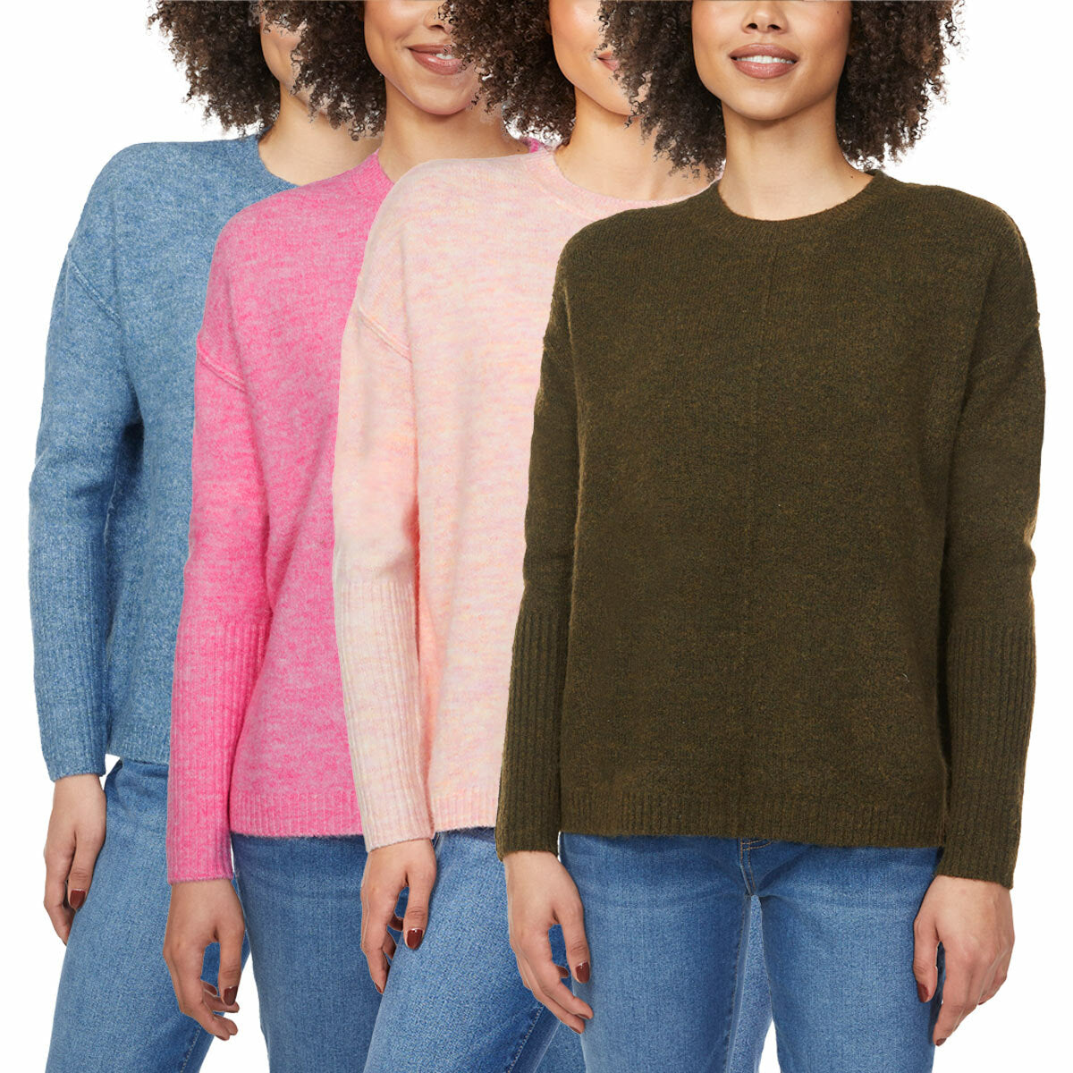 Buffalo Ladies Indi Knit Crew Sweater - British product
