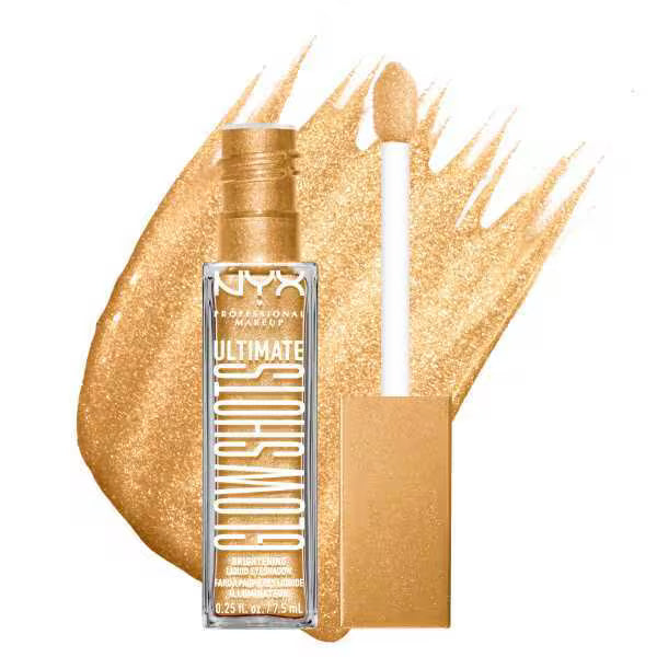 NYX Ultimate Glow Shots Glitzy Guava liquid eyeshadow, imported from the UK