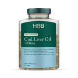 Holland & Barrett Pure Cod Liver Oil 500mg 120 Capsules - 999059
