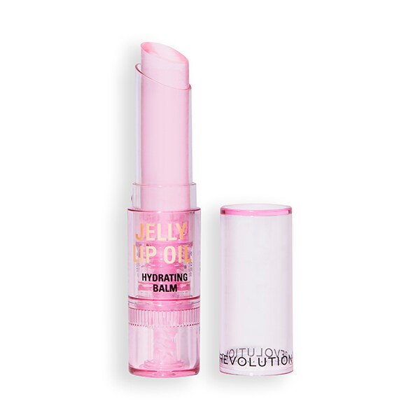 Revolution Jelly Lip Oil Stick Ice Pink, imported from the UK