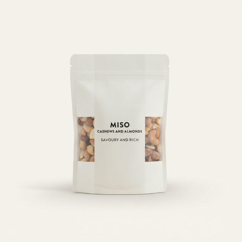 Holland & Barrett Miso Cashews & Almonds 210g, UK version