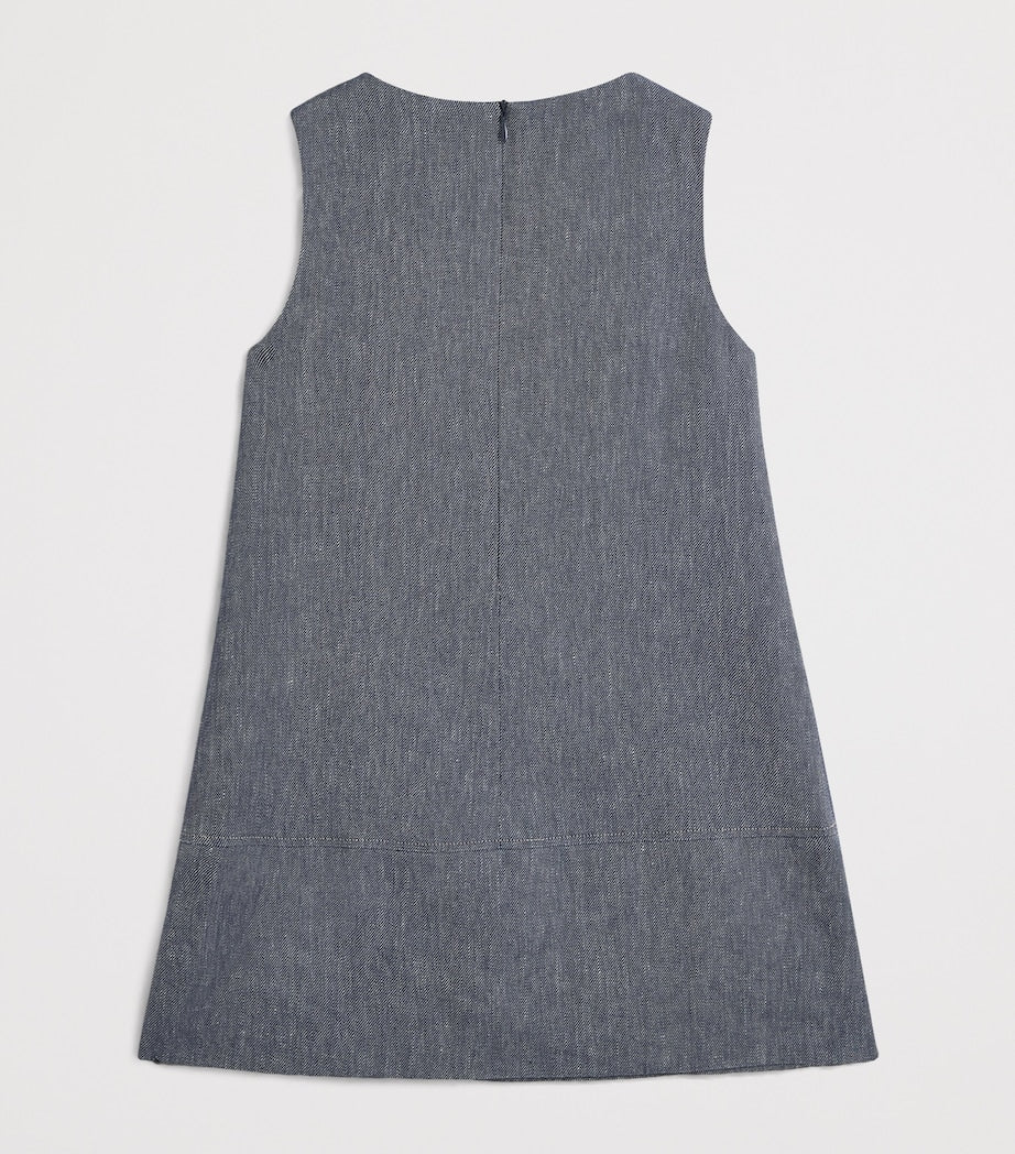 Emporio Armani Kids linen-cotton dress 4-14 years - British product
