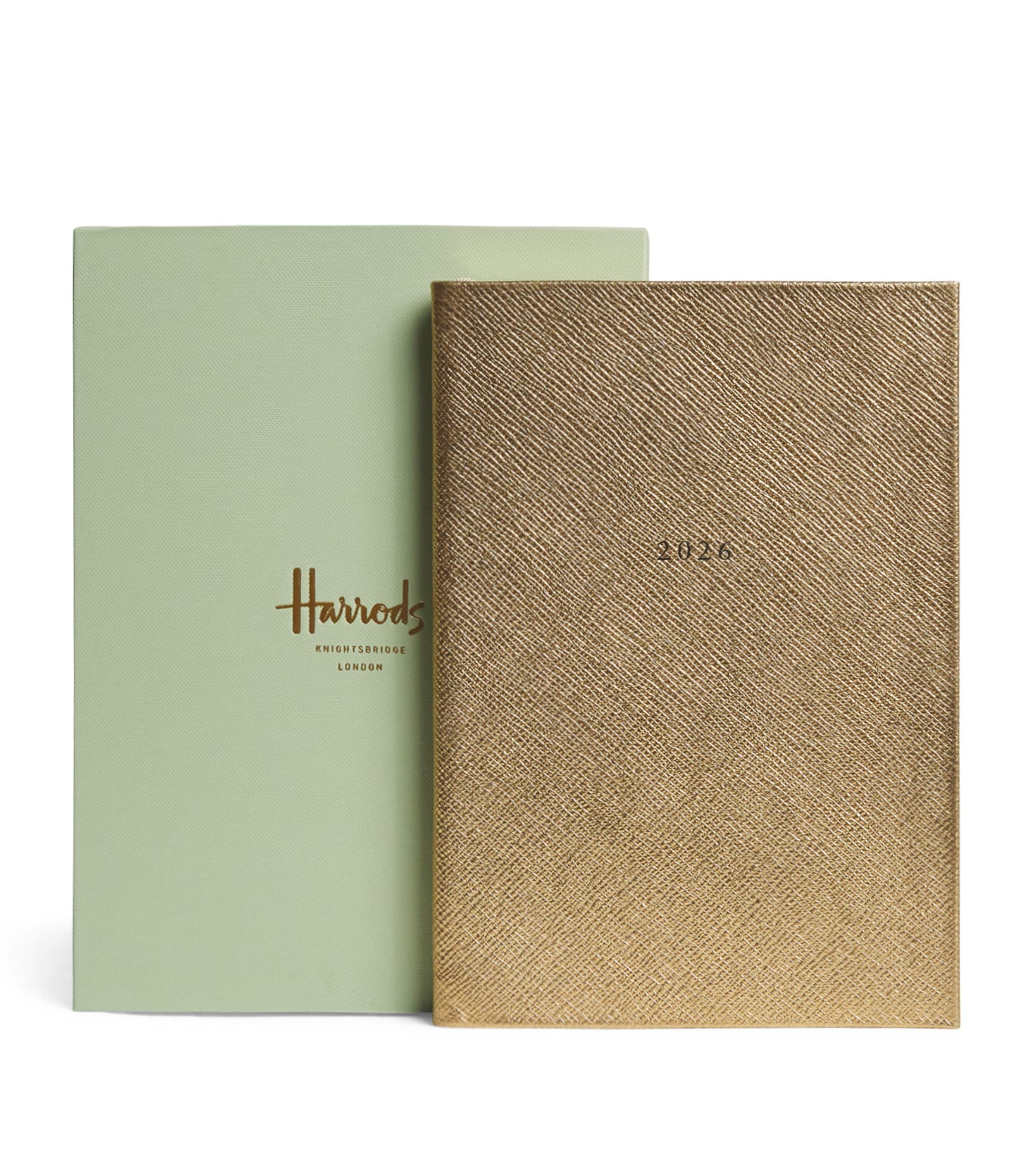 Harrods leather A5 diary 2026, UK version