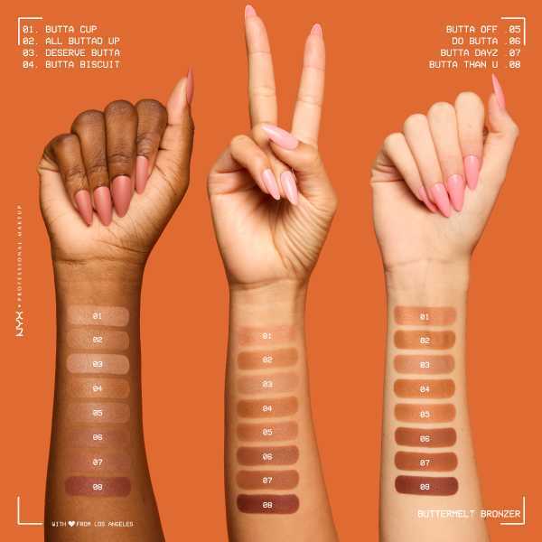 NYX Professional Makeup Buttermelt Bronzer imported from the UK