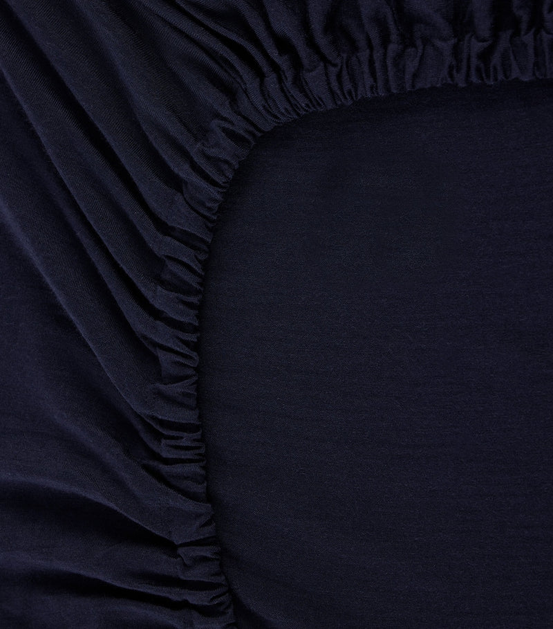 SHLEEP Merino Jersey Super King Fitted Sheet (180cm x 200cm)