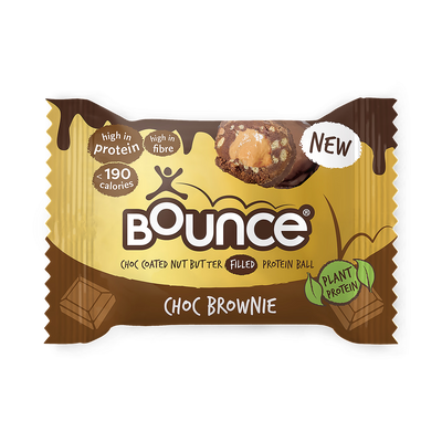 Bounce Dipped Dark Chocolate Brownie Plant Protein Ball 40g