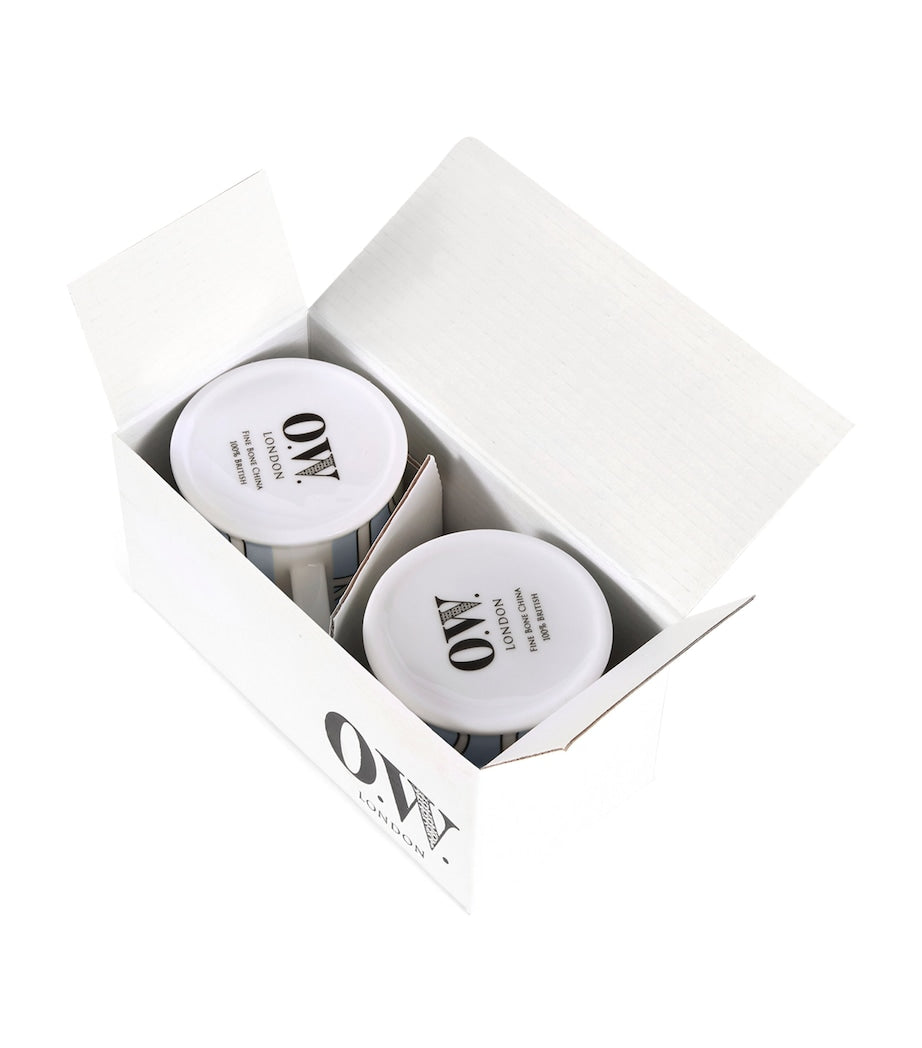 O.W. London Loop espresso cups set of 2, imported from the UK