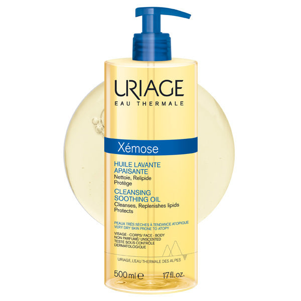 Uriage Xémose Cleansing Soothing Oil 500ml (British brand)