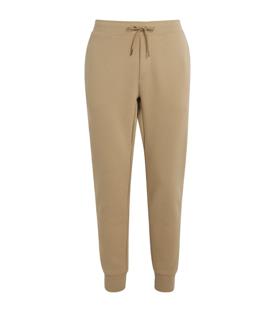 Cashmere and Cotton Blend Sweatpants with Turned-Up Cuffs and Pockets