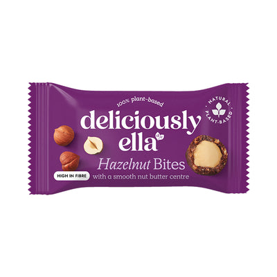Deliciously Ella Hazelnut Nut Butter Bites Energy Balls 36g