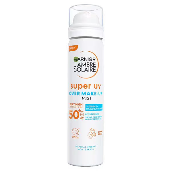 Garnier Ambre Solaire SPF50+ Face Mist 75ml - British product