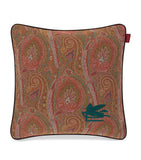 Etro Arnica cotton-blend and suede cushion 45cm x 45cm - British product