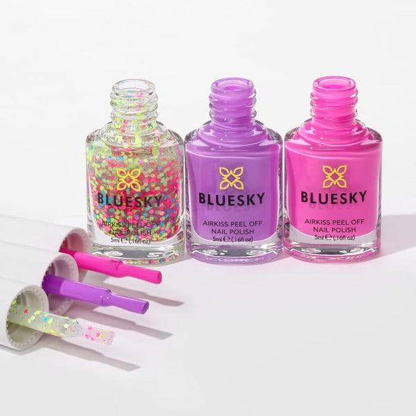 Bluesky Kids Airkiss nail polish 3 x 5ml - British product
