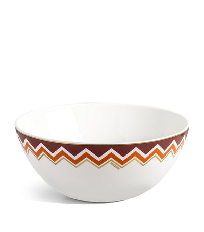 Missoni Home Porcelain Zigzag Soup Bowl 14.5cm