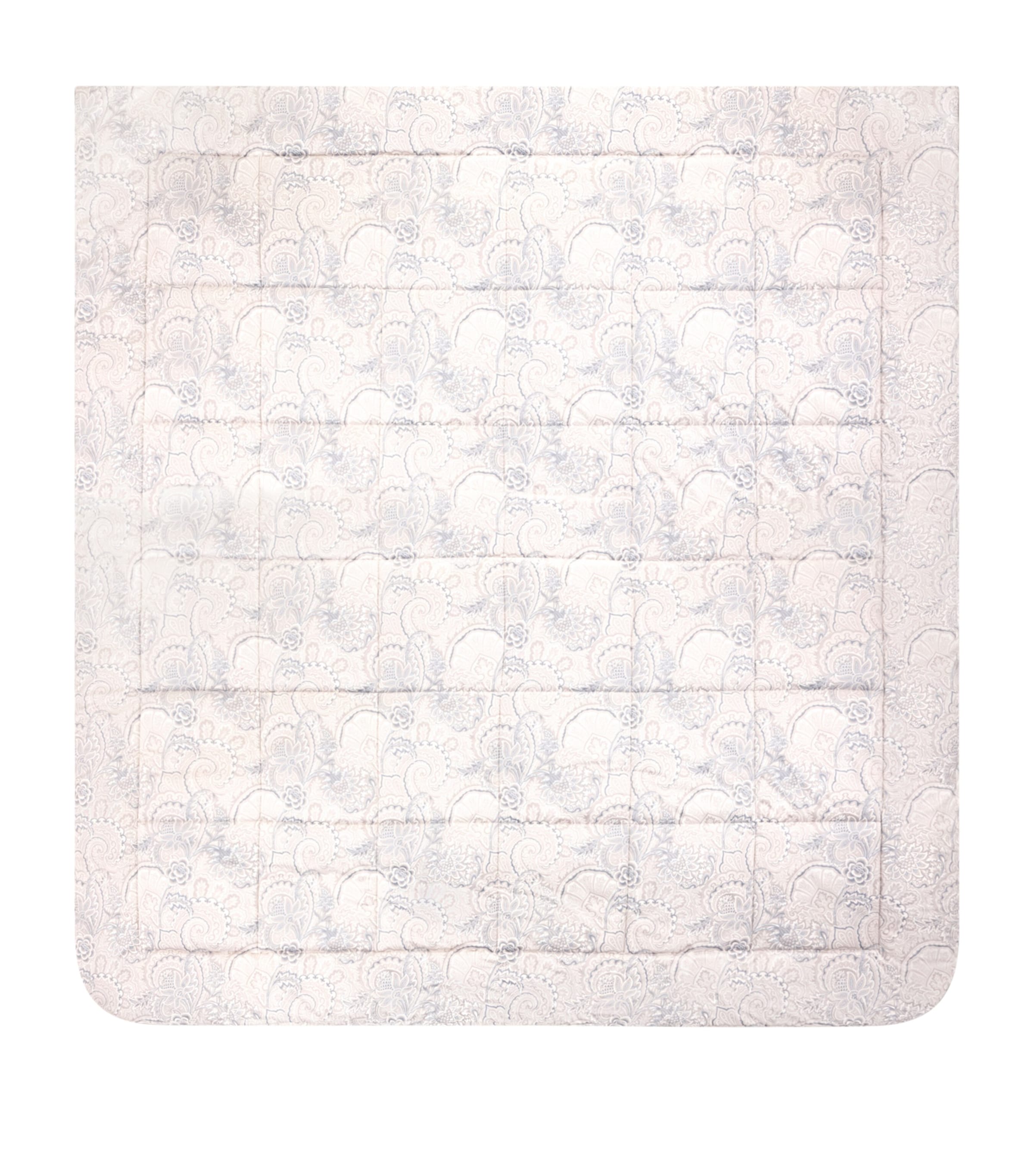 Etro Velvet Bloom Print Bedspread 270cm x 270cm - British product