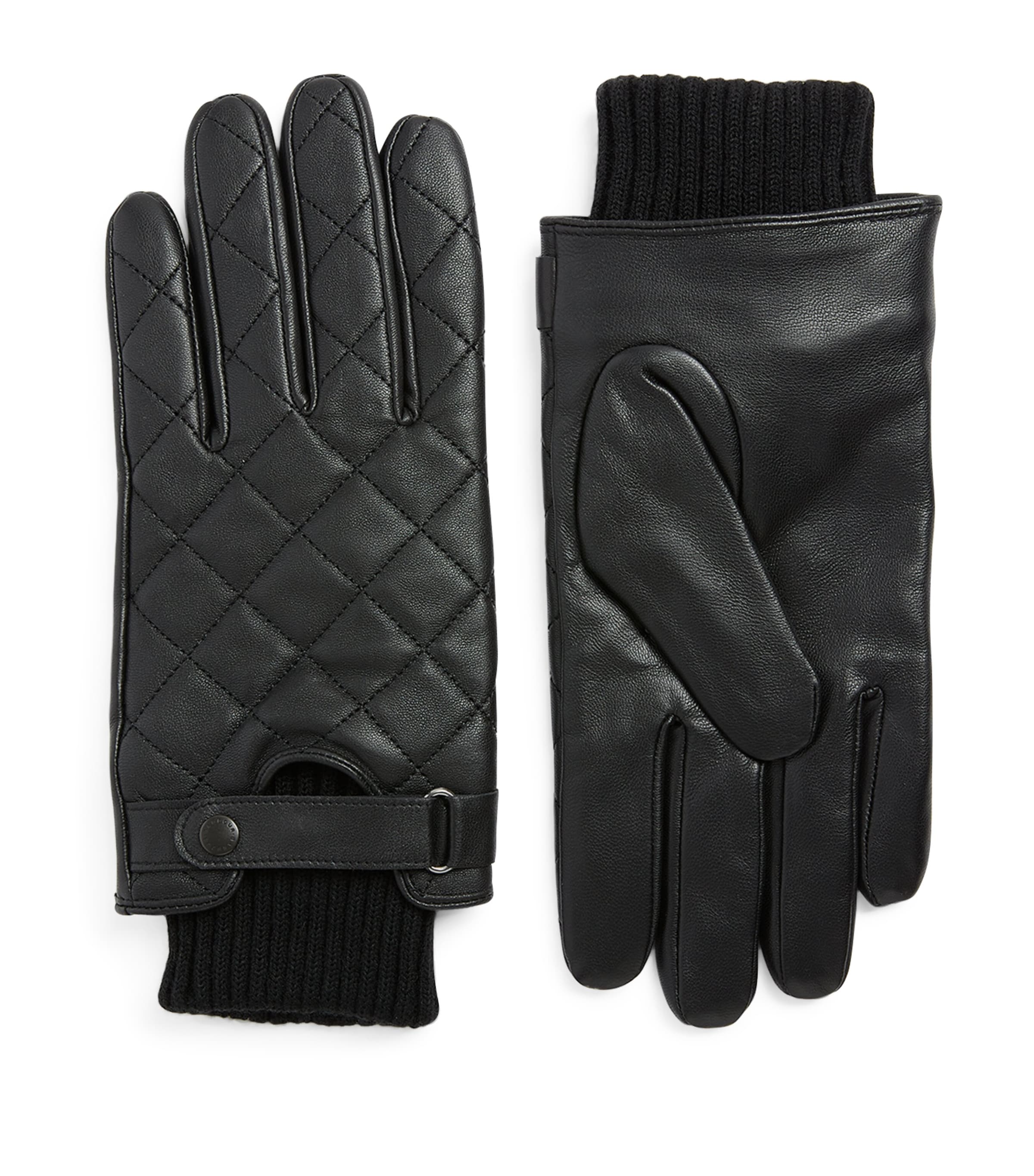 Barbour quilted leather gloves - British product