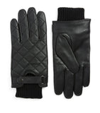 Barbour quilted leather gloves - British product