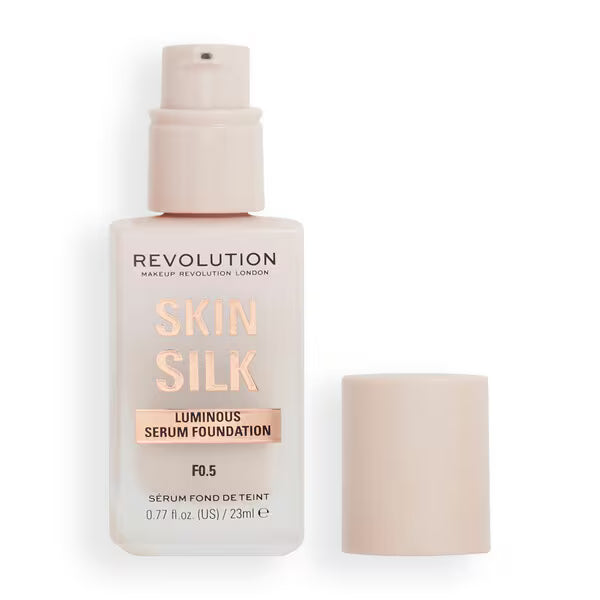 Revolution Skin Silk Serum Foundation F0.5, imported from the UK