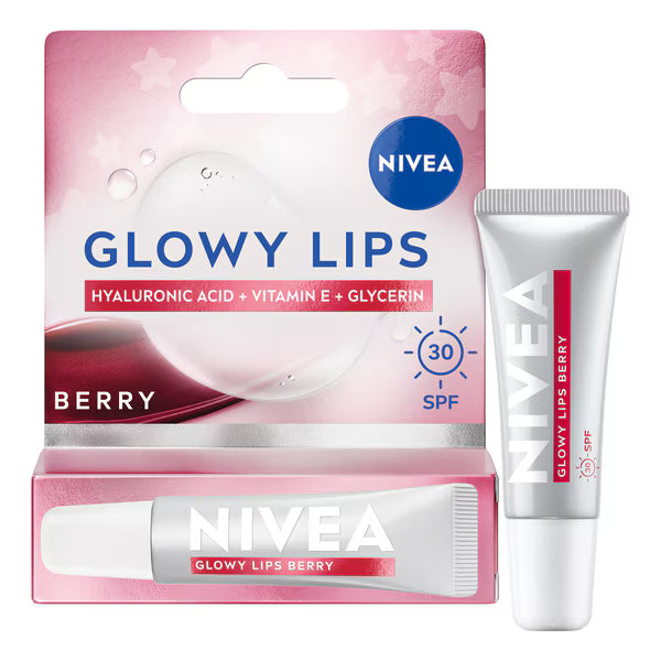 NIVEA Lip Balm Berry 10ml tube, imported from the UK