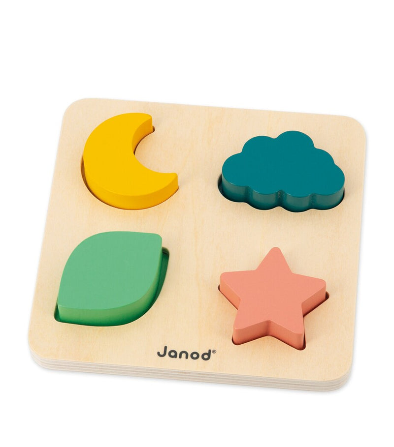 Fine Motor Skills Toy Box with Threading Beads and Puzzle for 18-24 Month Olds