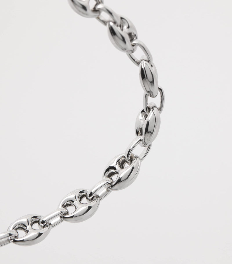 Tateossian Sterling Silver Marine Link Chain Bracelet (British brand)