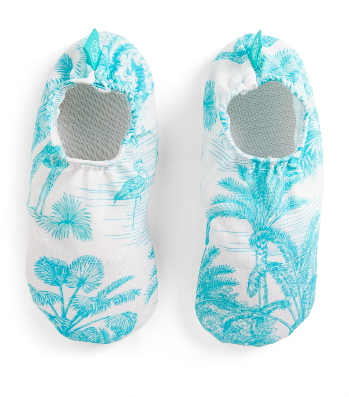 Marie Raxevsky jungle print beach shoes, imported from the UK