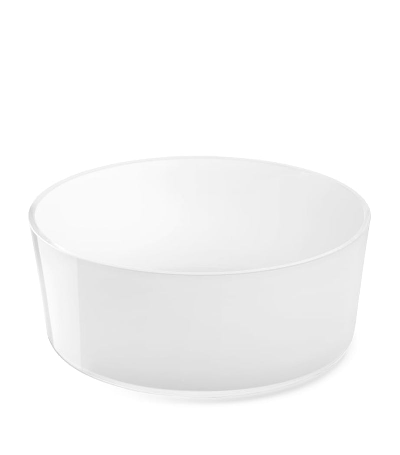 LSA International glass serving bowl with tapered edges, 30cm diameter, UK version