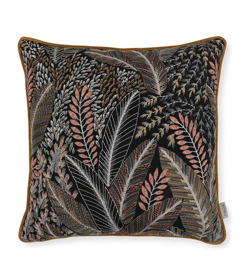 Romo embroidered Chiraco Serandite cushion 50cm x 50cm, imported from the UK