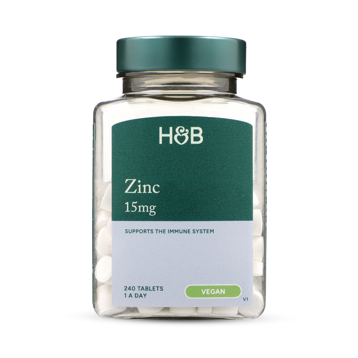 Holland & Barrett Zinc 15mg 60 Tablets - 999101