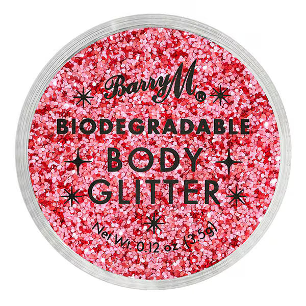 Barry M biodegradable body glitter Ablaze - British product