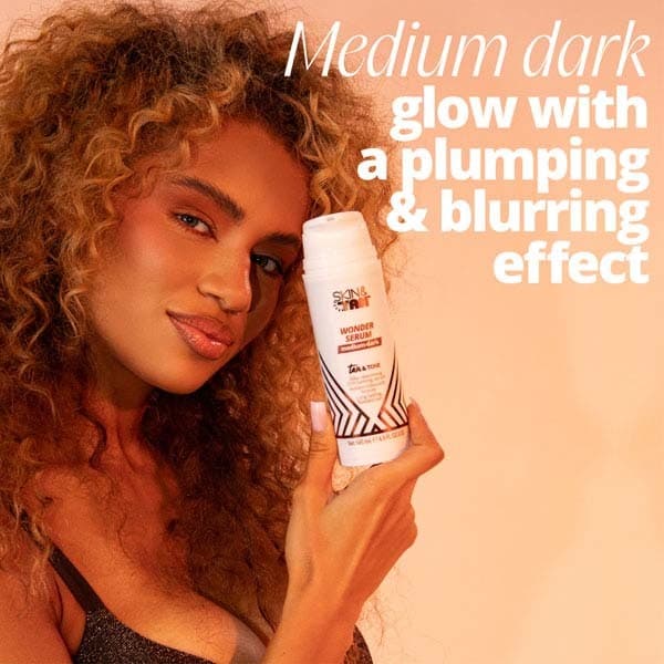 Skin & Tan Wonder Serum Medium Dark 145ml (British brand)