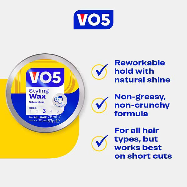 Vo5 Styling Wax 75ml (British brand)
