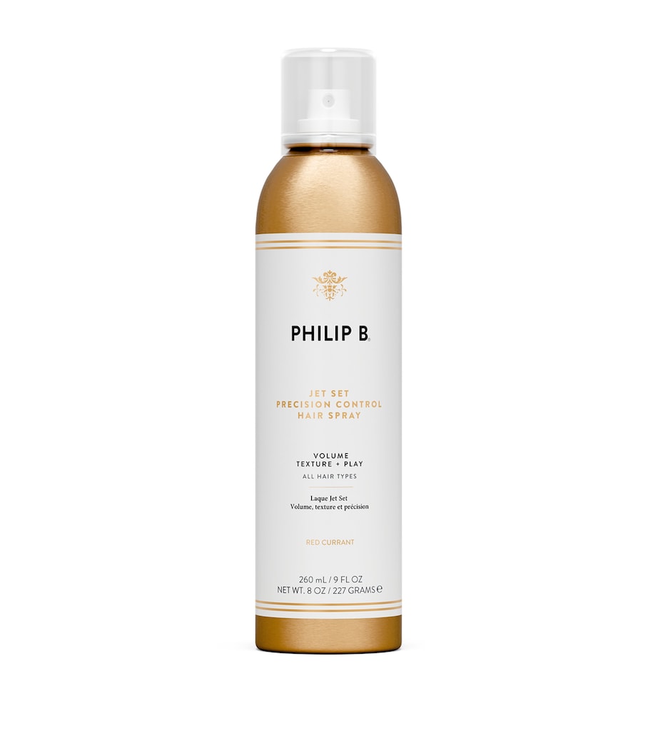 Philip B Jet Set Precision Control Hair Spray 260ml, imported from the UK