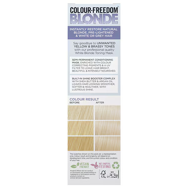 Colour Freedom White Blonde Toner - British product