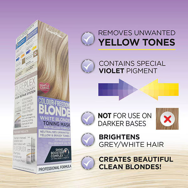 Colour Freedom White Blonde Toner - British product
