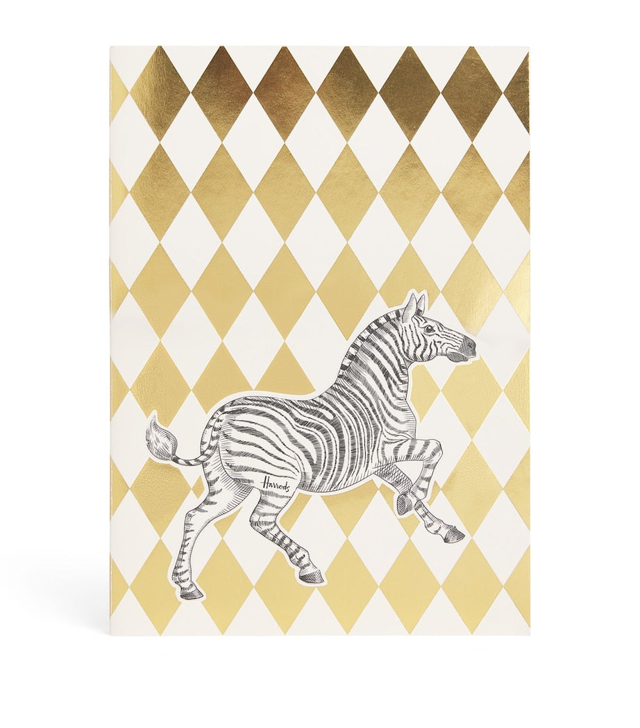 Harrods Zebra Notebook