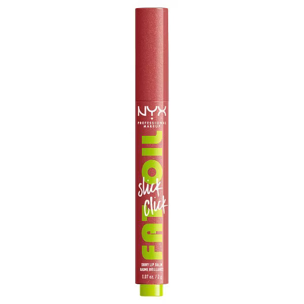NYX Fat Oil Slick Click vegan lip balm, imported from the UK