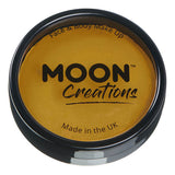 Moon Creations Face Paint Cake Pot Mustard, imported from the UK