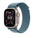 Apple Watch Ultra 3 Natural with Light Blue Alpine Loop smartwatch 49mm Medium - British product