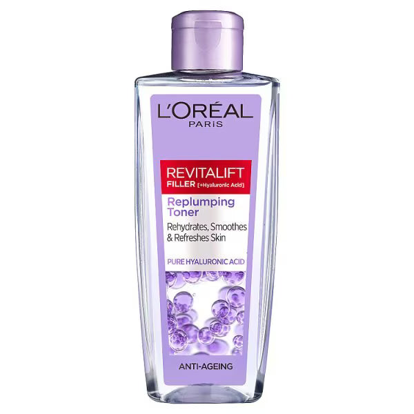 L'Oréal Paris Revitalift Hyaluronic Acid Toner, imported from the UK