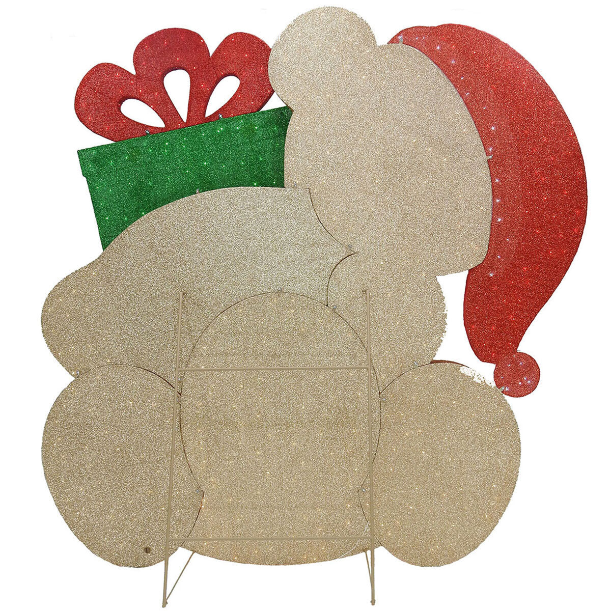 8.7ft (2.6M) Jumbo Bear with 600 LED Lights - McGrocer