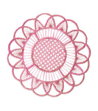 Aquazzura sunflower placemat bubblegum pink set of two - British product