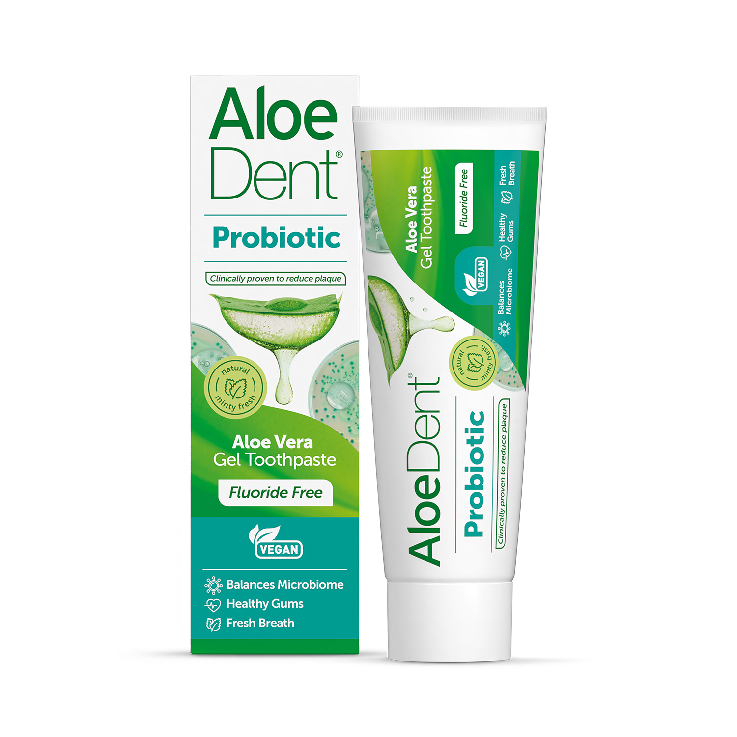 Aloe Dent Probiotic Toothpaste Fluoride Free 75ml