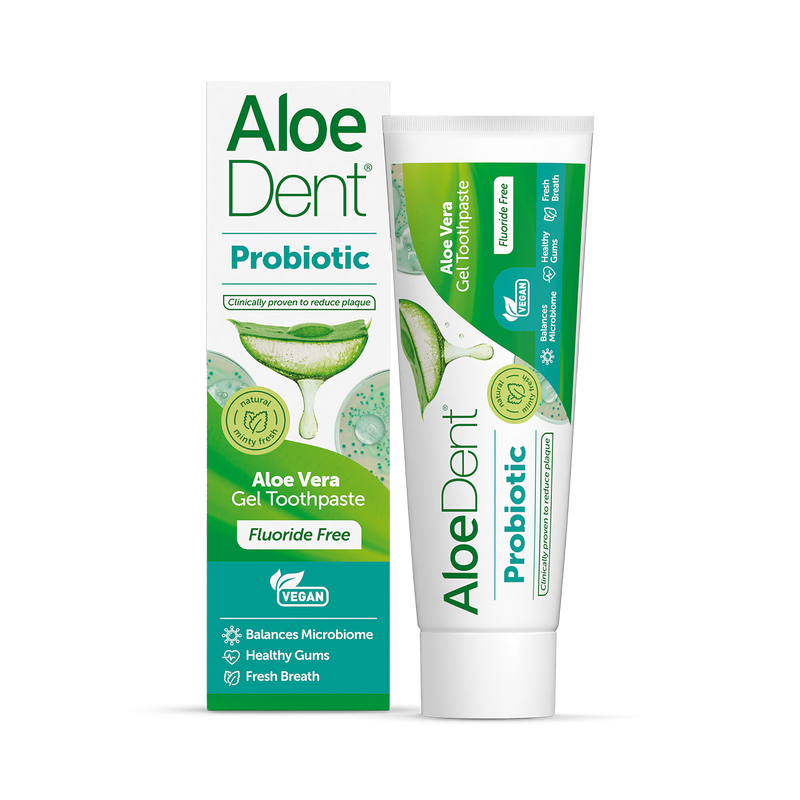 Aloe Dent Probiotic Toothpaste Fluoride Free 75ml
