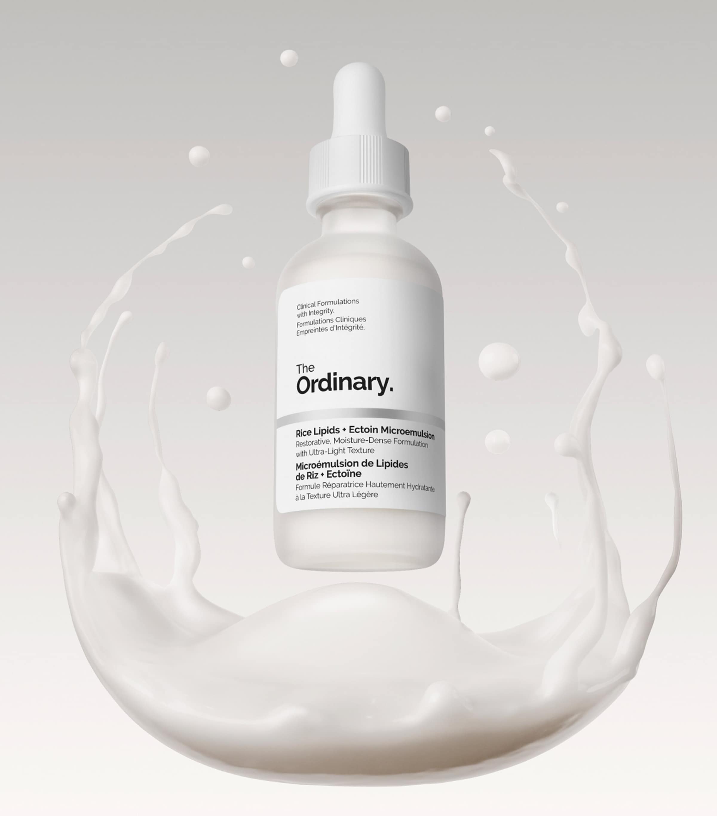 The Ordinary Rice Lipids + Ectoin Microemulsion Ultra-Lightweight Moisturizer (120ml)