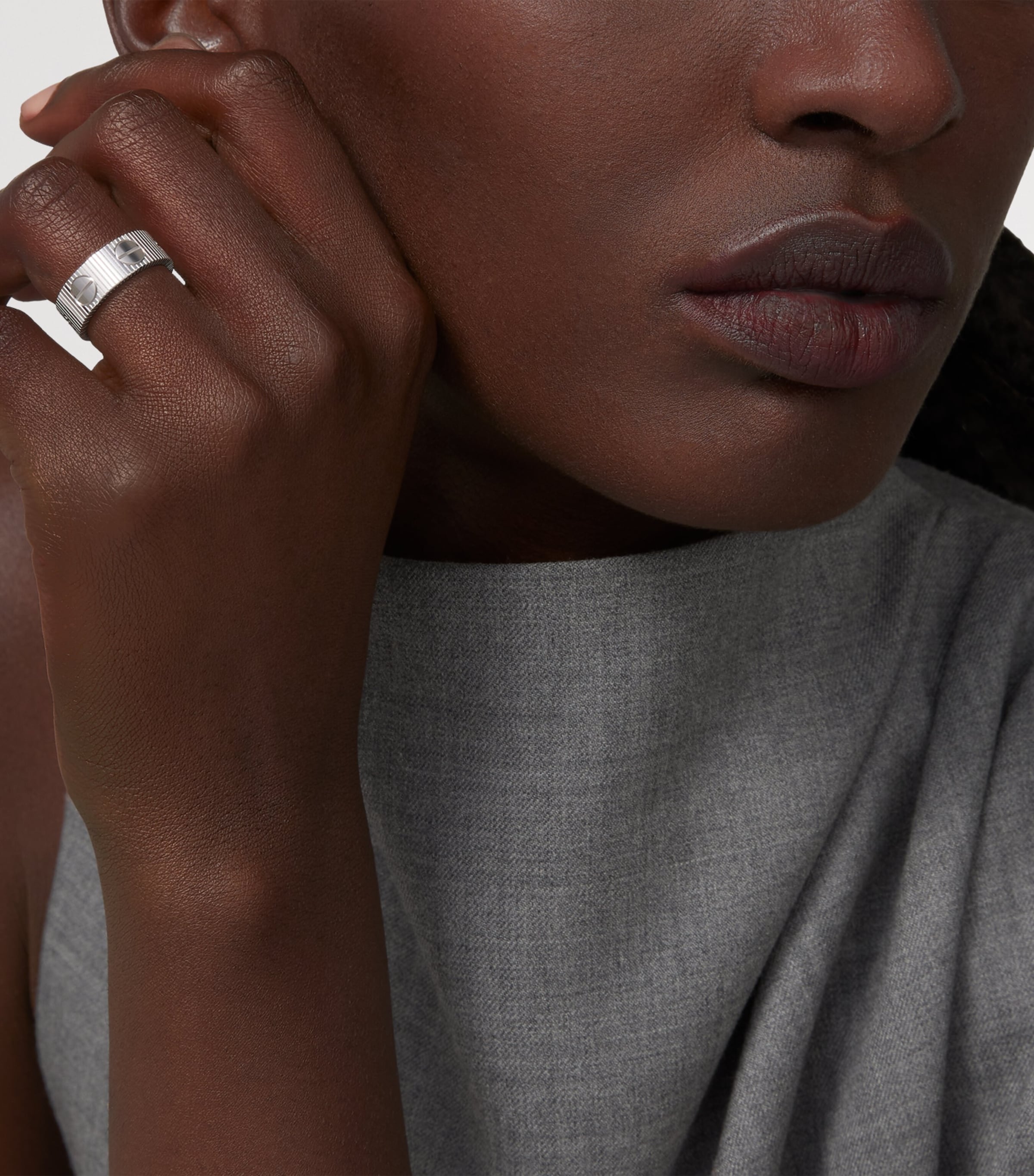 Cartier White Gold LOVE Unlimited Ring - British product