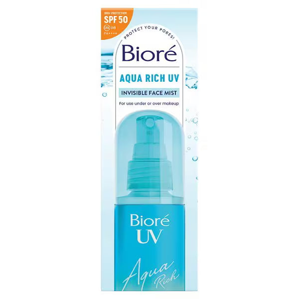 Bioré UV Aqua Invisible Face Mist SPF 50 60ml (British brand)