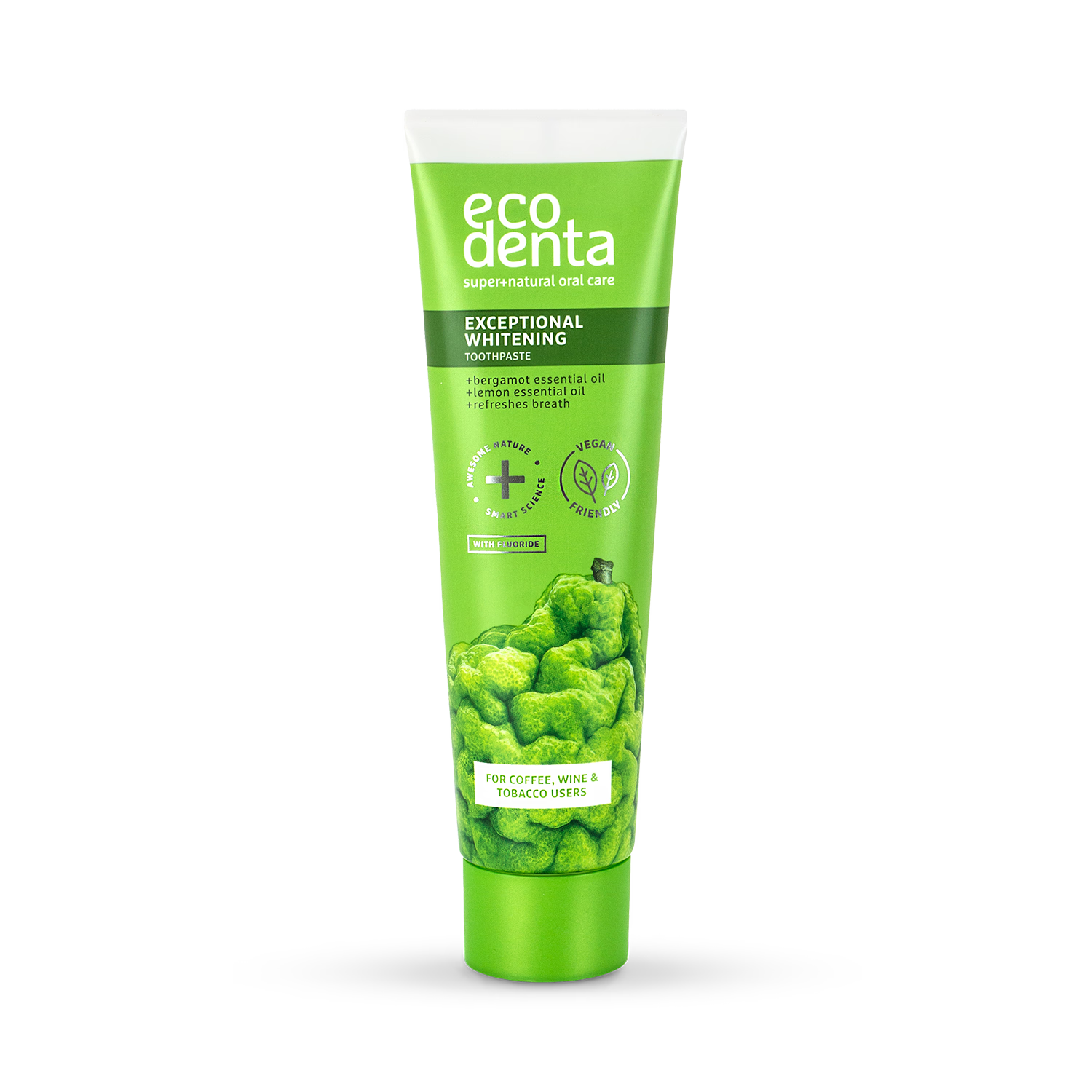 Ecodenta whitening toothpaste bergamot lemon 100ml - British product