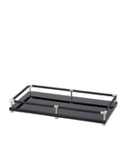 Riviere Leather-Trim Lacquered Tray (40cm x 22cm)